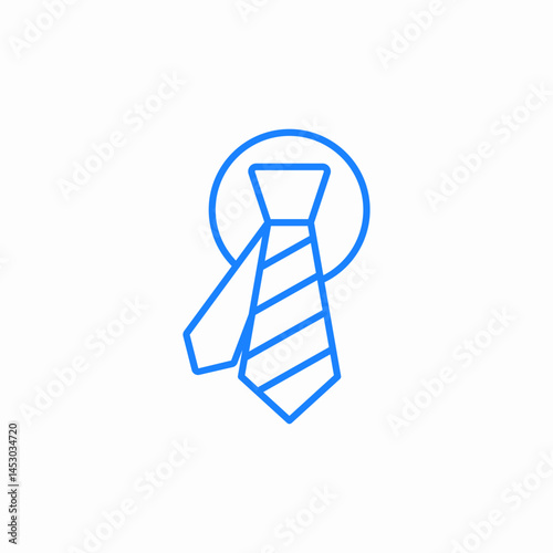 tie formal appearance icon sign vector