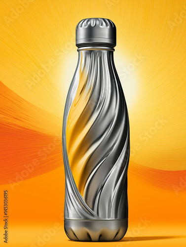 Decorated water bottle