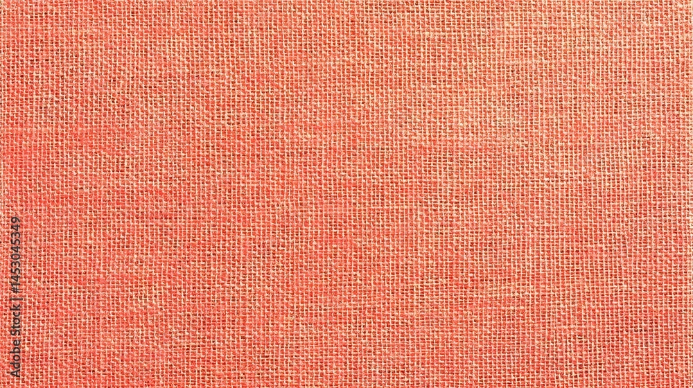 Fototapeta premium Red Woven Fabric Texture Seamless Pattern Background
