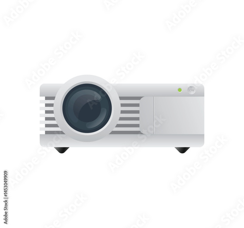 Media Projector vector isolated icon illustration