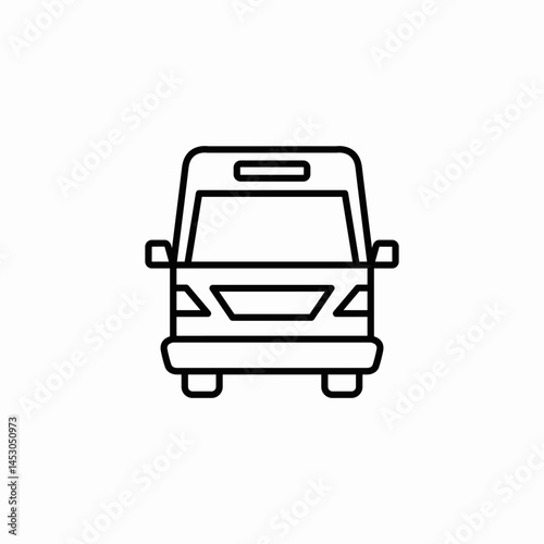 delivery truck icon sign vector