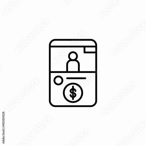 online banking icon sign vector