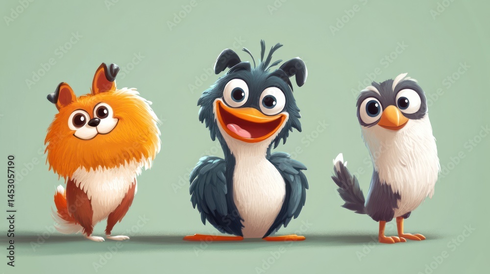 Cute animal characters (5) Cute animal characters (5)