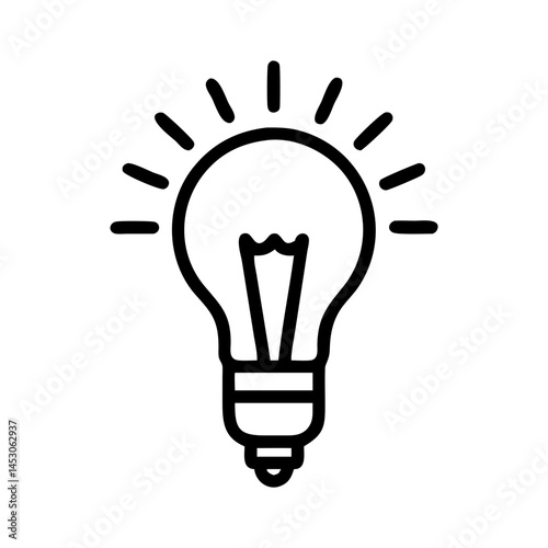 Icon of a Light Bulb