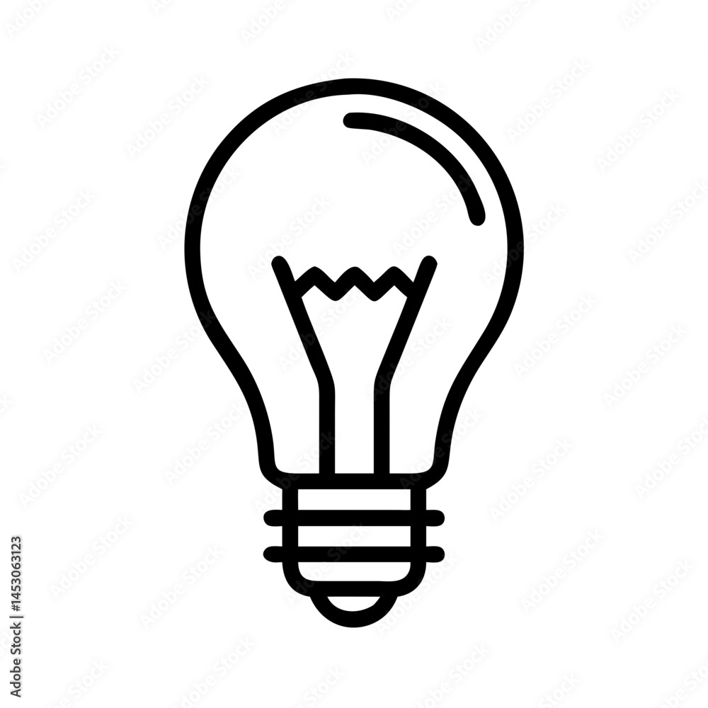 Icon of a Light Bulb Icon of a Light Bulb