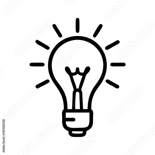 Icon of a Light Bulb