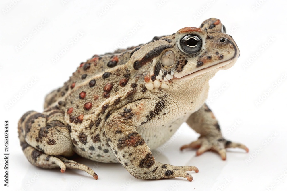 Obraz premium western toad isolated on white background