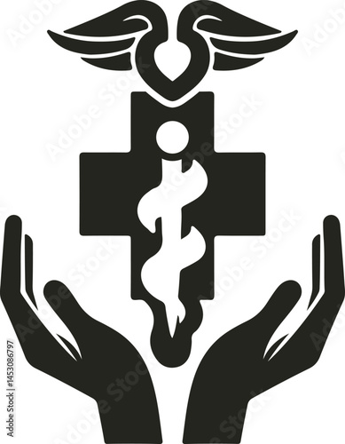 Modern health vector design featuring medical icons, heart monitor, and clean blue tones—perfect for wellness apps, clinics, and digital healthcare projects.