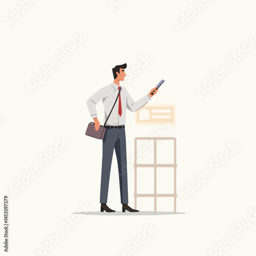 Corporate Business Team Standing Together – Professional Men and Women in Suits Representing Leadership, Teamwork, Success, Office Collaboration, Company Growth, and Workplace Motivation