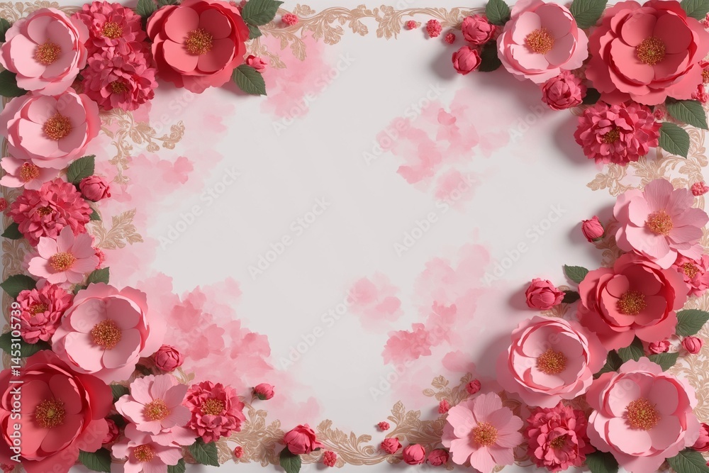 red and pink color paper red and pink color paper