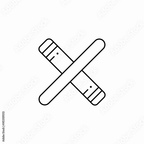 clave instrument icon sign vector