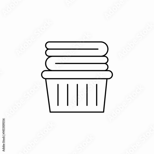 clean laundry icon sign vector