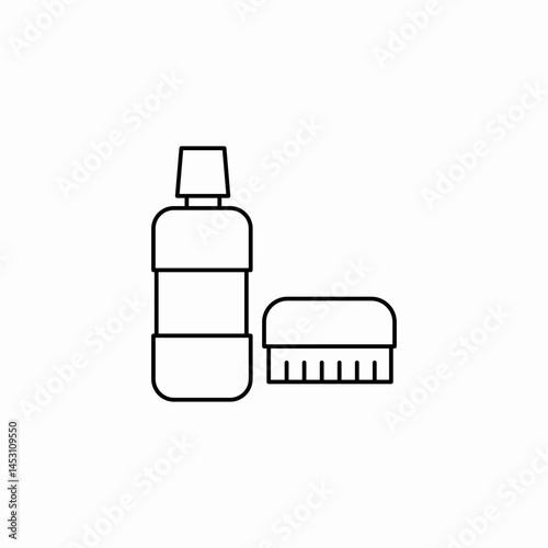 detergent cleaning icon sign vector