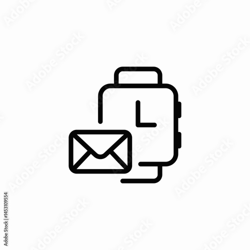 delivery time icon sign vector