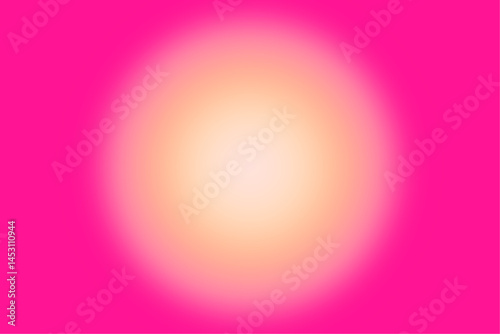 Pink and orange gradient circle radiates a warm summer glow, perfect as an abstract background for digital designs