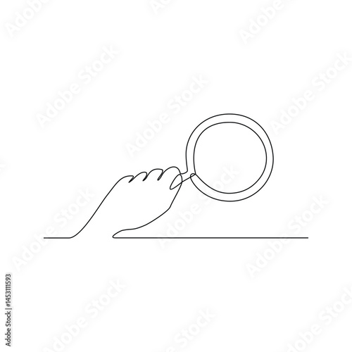 One continuous line design vector drawing illustration business concept of a Illustrates the importance of concentrating on top priorities to achieve maximum results. Suitable for your asset design.