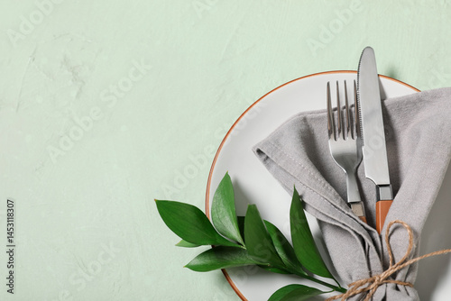 Elegant table setting with ...
