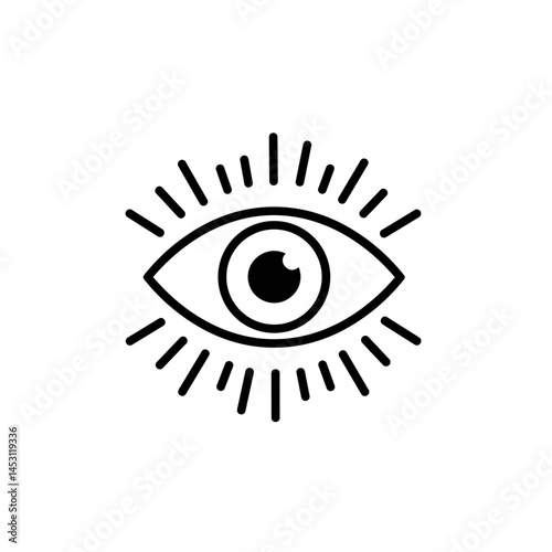 Eye Symbolizing Alertness and Fearful Paranoia  