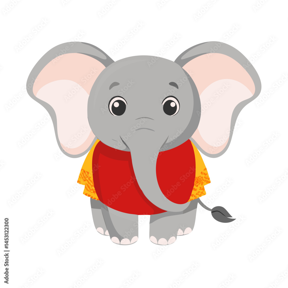 Naklejka premium Elephant: The Majestic Giant of the Animal Kingdom