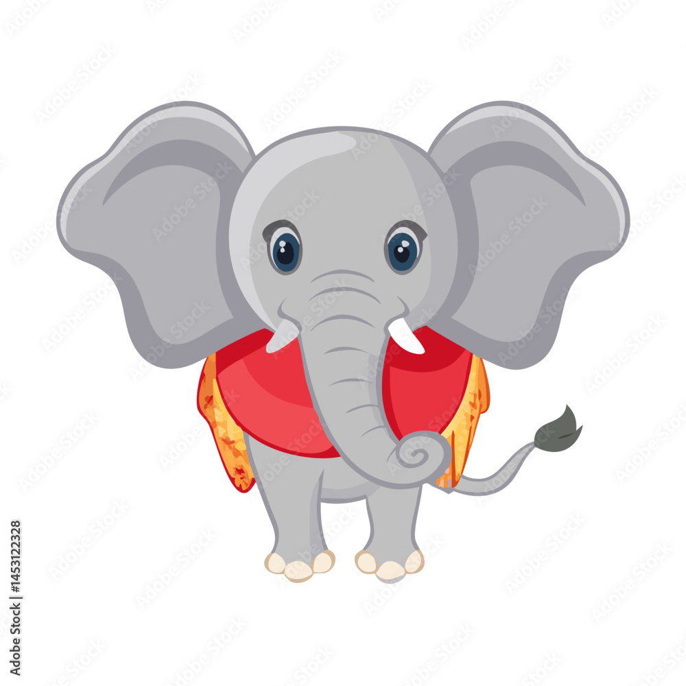 Naklejka premium Elephant: The Majestic Giant of the Animal Kingdom