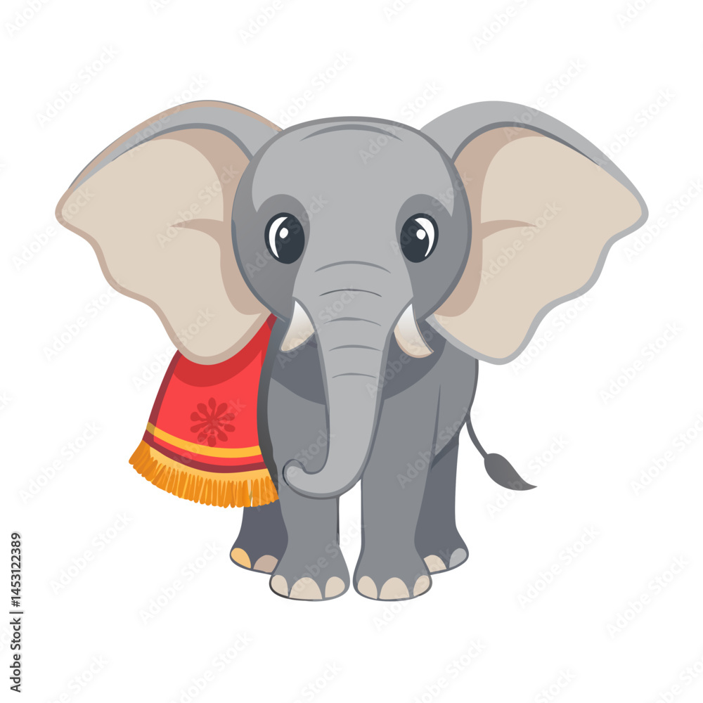 Naklejka premium Elephant: The Majestic Giant of the Animal Kingdom