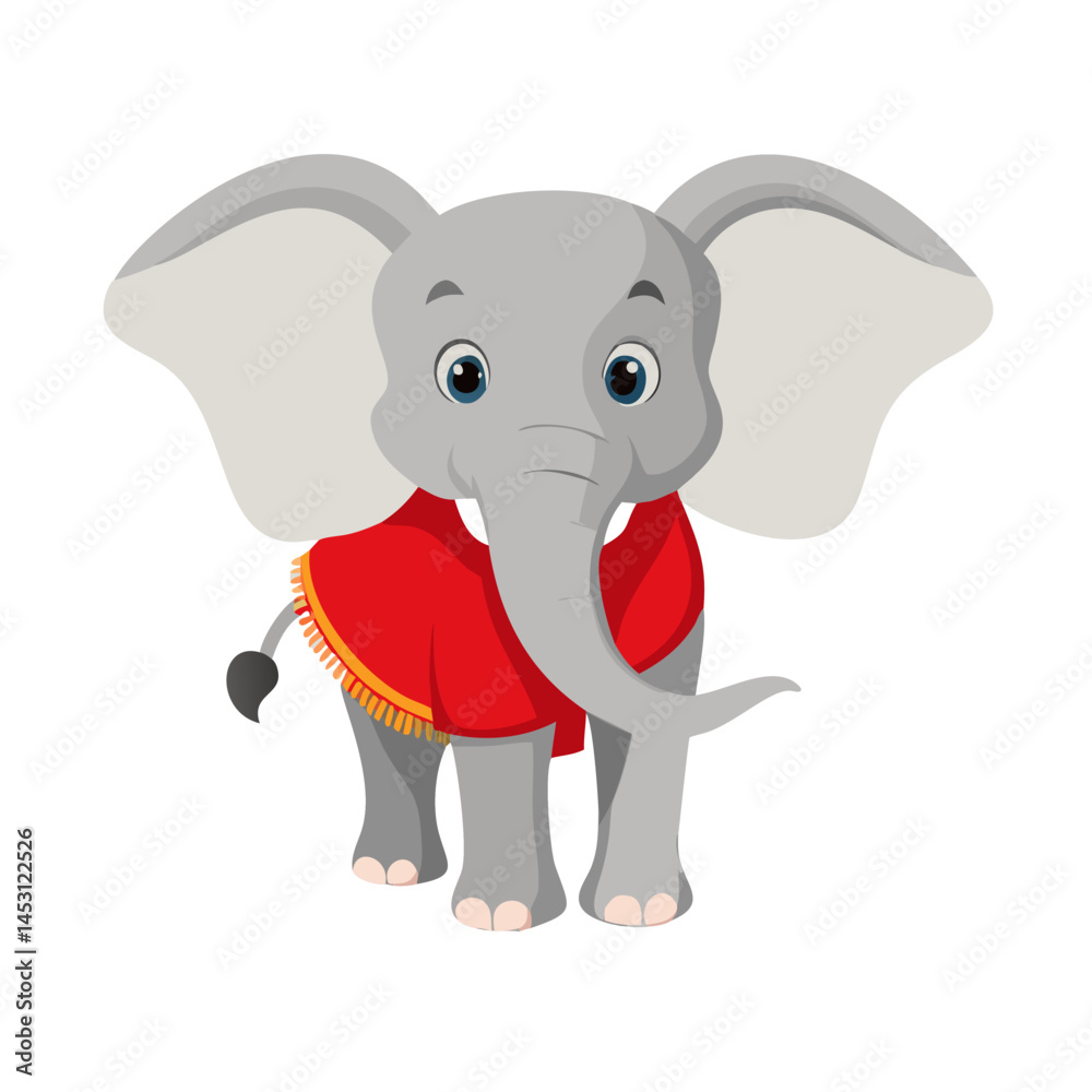 Naklejka premium Elephant: The Majestic Giant of the Animal Kingdom