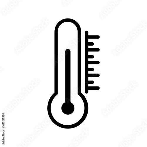 hot temperature gauge icon