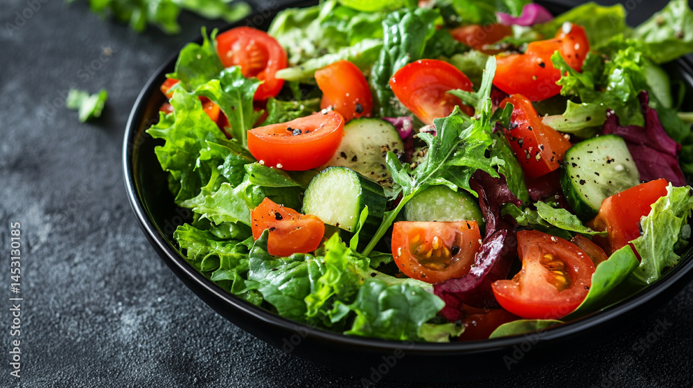 Vibrant vegetable salsa in a black bowl, bursting with color and freshness, symbolizing health, cultural richness, and the celebration of natural flavors in wholesome cuisine.
Vibrant vegetable salsa in a black bowl, bursting with color and freshness, symbolizing health, cultural richness, and the celebration of natural flavors in wholesome cuisine.