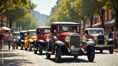 Classic Car Nostalgia: A Vintage Parade