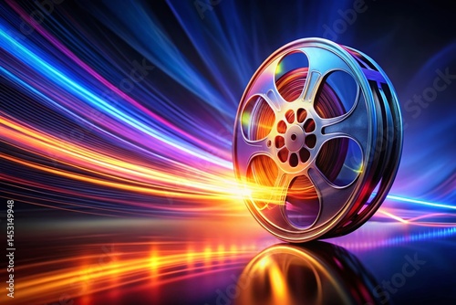 Cinematic Long Exposure Logo Template: Bold Business Branding Design