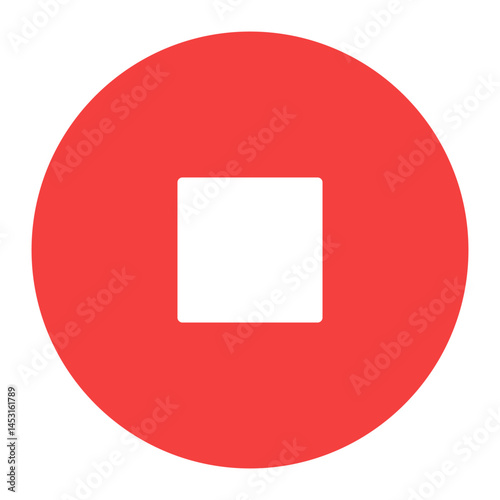Simple Pause Icon for Audio and Video