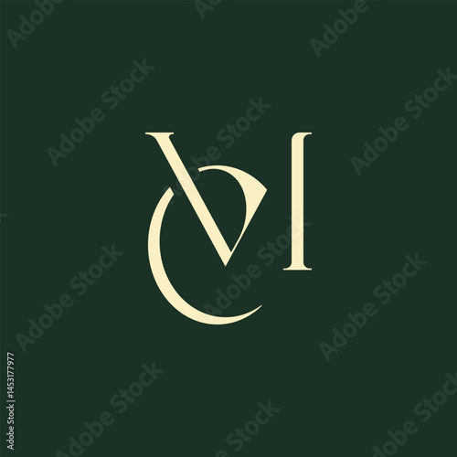 Letter MC Luxury Classy Logo