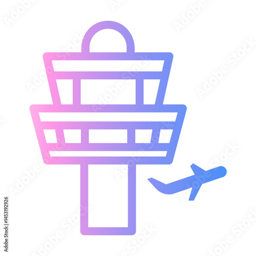 traffic Line Gradient Icon