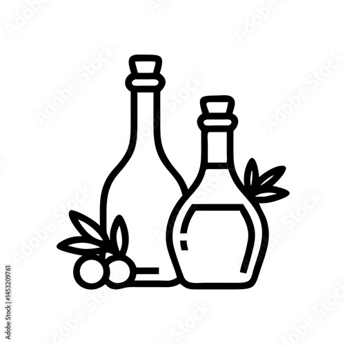 vinegar and oil