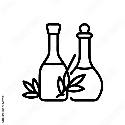 vinegar and oil
