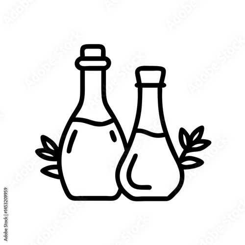 vinegar and oil