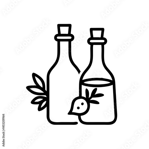 vinegar and oil