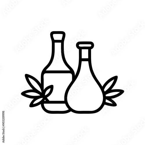vinegar and oil