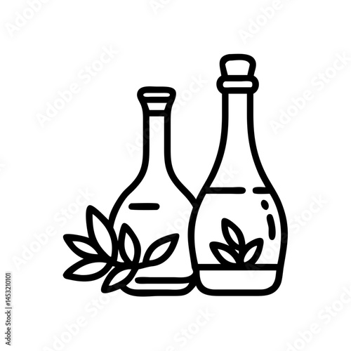 vinegar and oil