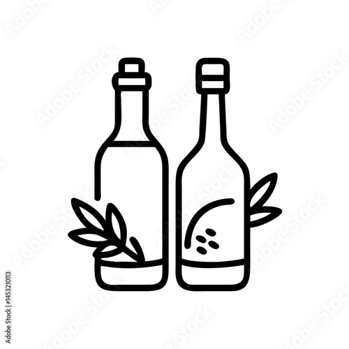 vinegar and oil