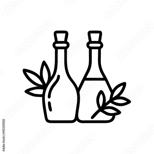 vinegar and oil