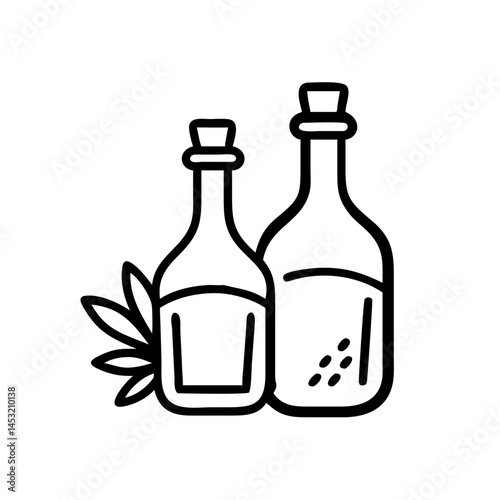 vinegar and oil