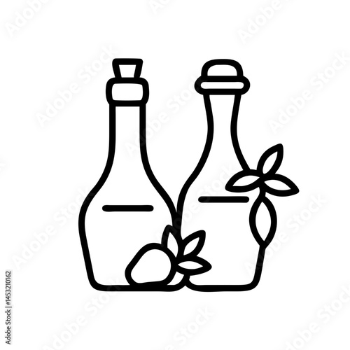 vinegar and oil