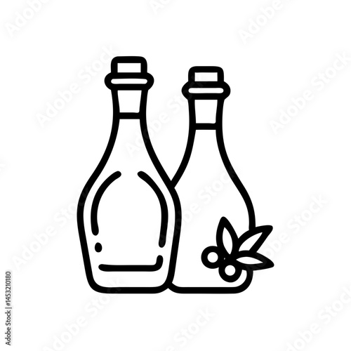 vinegar and oil