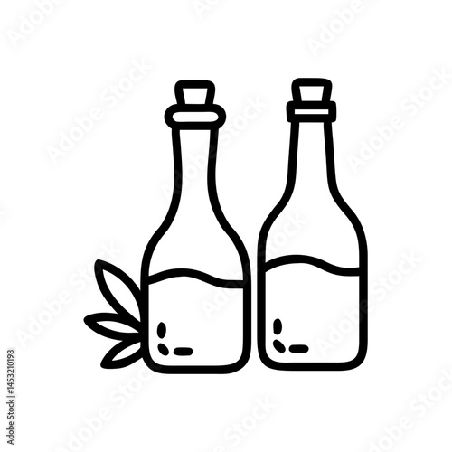 vinegar and oil