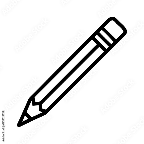 Pencil icons symbolize creativity and artistic expression. Essential for drawing, writing, and educational themes, these designs reflect the art of communication through simple tools.