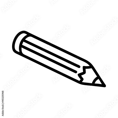 Pencil icons symbolize creativity and artistic expression. Essential for drawing, writing, and educational themes, these designs reflect the art of communication through simple tools.