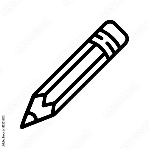 Pencil icons symbolize creativity and artistic expression. Essential for drawing, writing, and educational themes, these designs reflect the art of communication through simple tools.