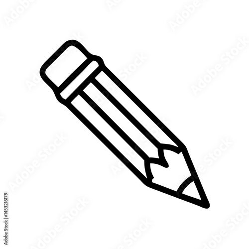 Pencil icons symbolize creativity and artistic expression. Essential for drawing, writing, and educational themes, these designs reflect the art of communication through simple tools.