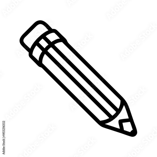 Pencil icons symbolize creativity and artistic expression. Essential for drawing, writing, and educational themes, these designs reflect the art of communication through simple tools.